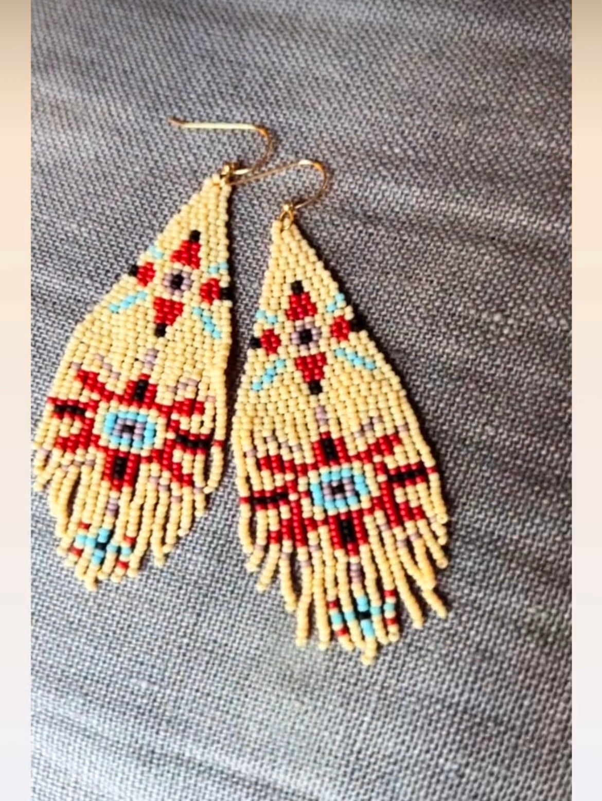 Evil eye earrings